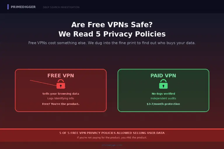 are free VPNs safe — PrimeDigger investigation