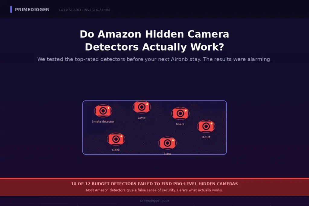 Amazon hidden camera detectors tested by PrimeDigger