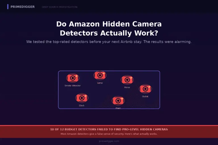 Amazon hidden camera detectors tested by PrimeDigger