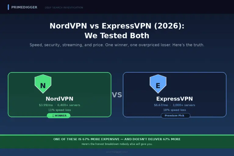nordvpn vs expressvpn comparison 2026 — PrimeDigger