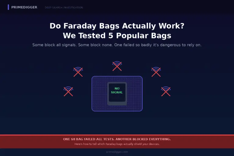 do faraday bags actually work — PrimeDigger tested 5 bags
