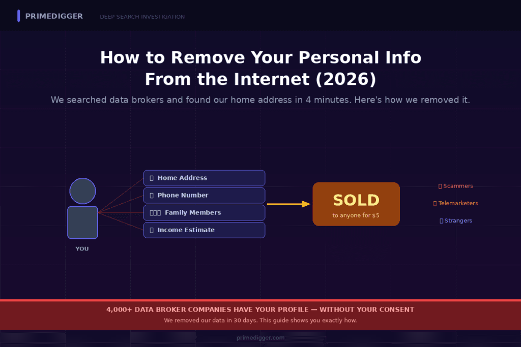 how to remove personal information from internet — PrimeDigger