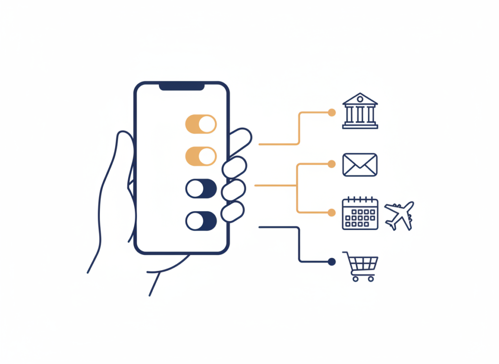 Meta Muse privacy permissions: choosing which bank, email, calendar, travel and shopping accounts the AI agent can access